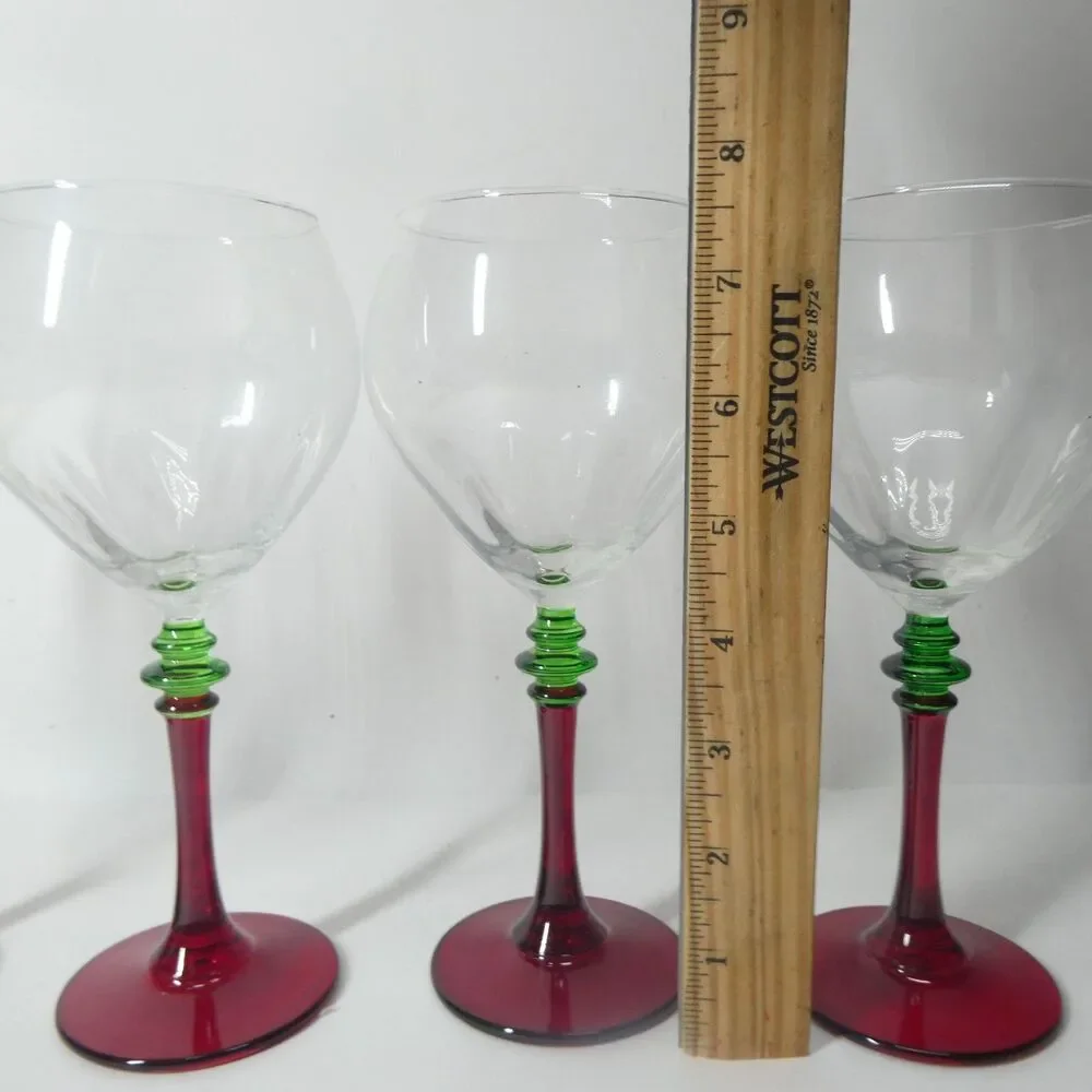 Fumo Brothers Festivo Set 4 Water Goblet Glasses 7.5